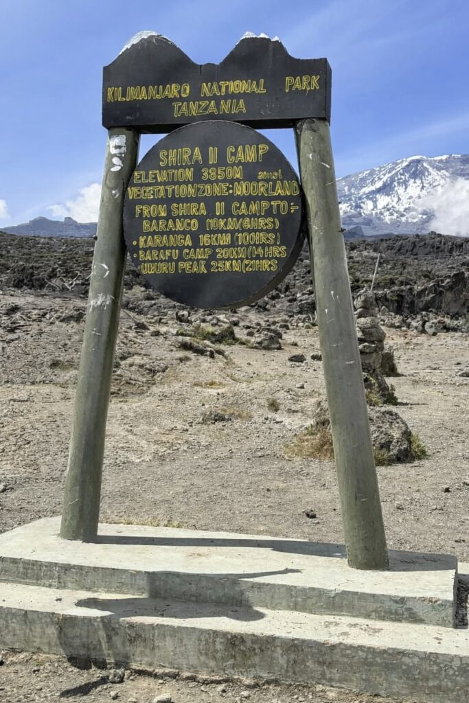 shira 2 camp 3850m