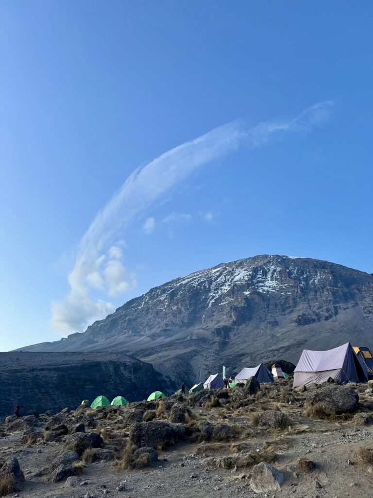 Evening rest spot kilimanjaro