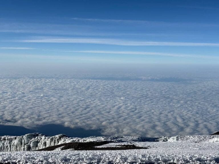 Glaciers of mount kilimanjaro