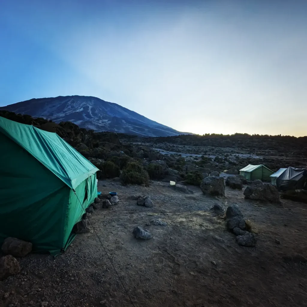 Kilimanjaro mountain rongai route base