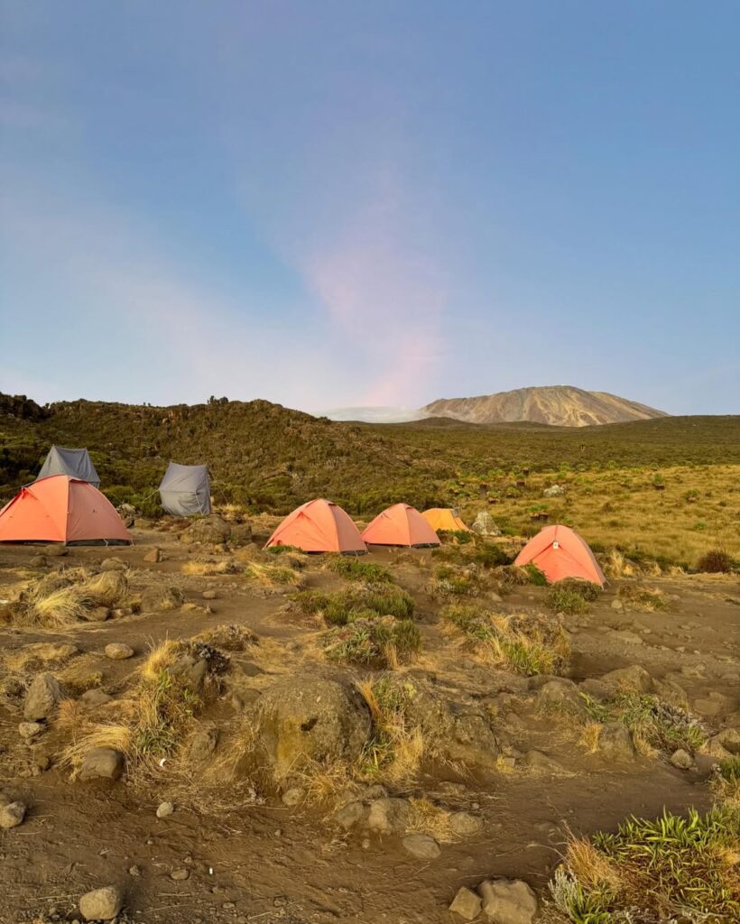 Kilimanjaro mountain rongai route base camp