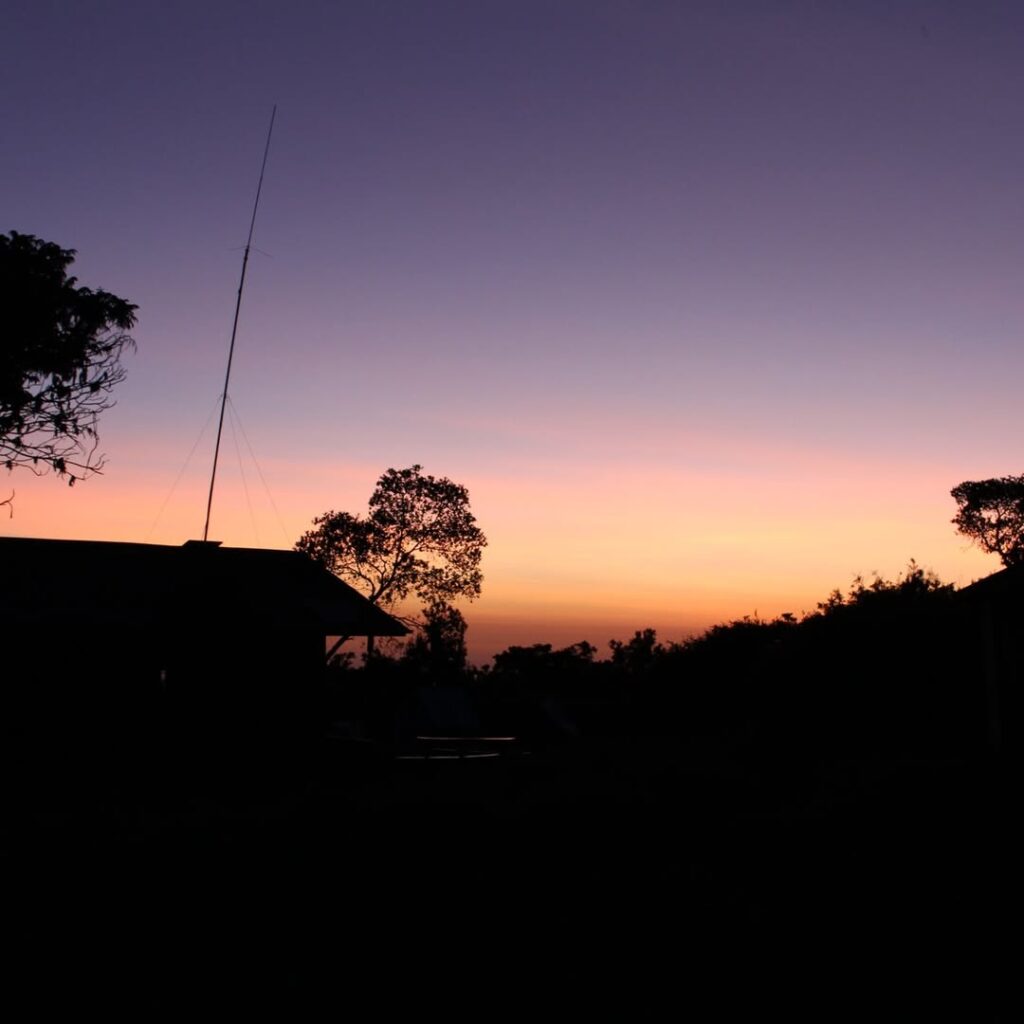 Kilimanjaro mountain rongai route dark