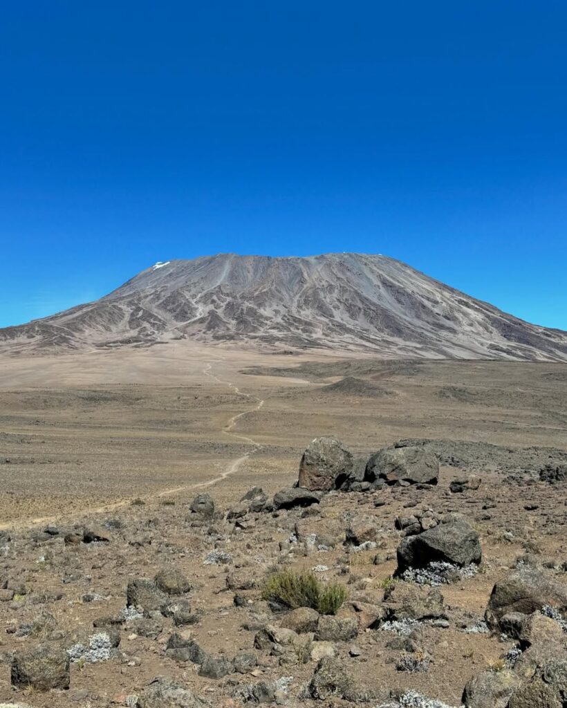 Kilimanjaro mountain rongai route path