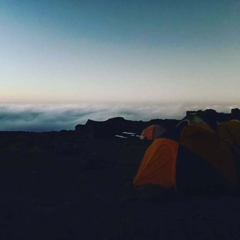 Kilimanjaro mountain rongai route tent