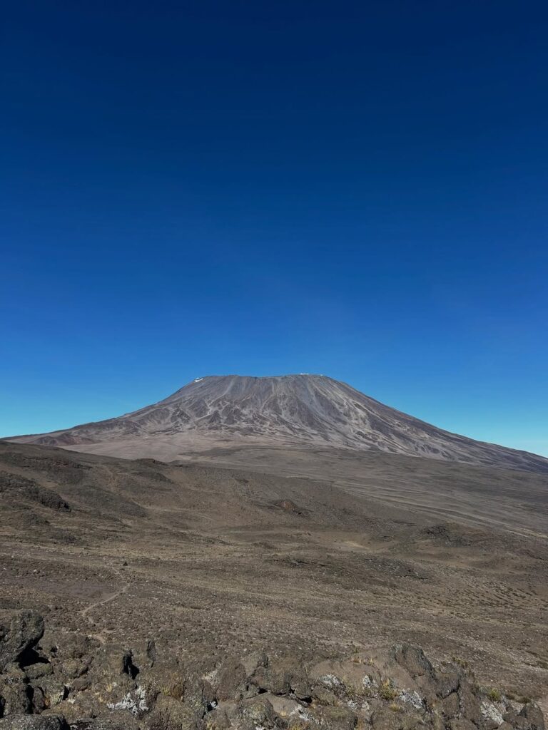 Kilimanjaro mountain rongai route trekking view