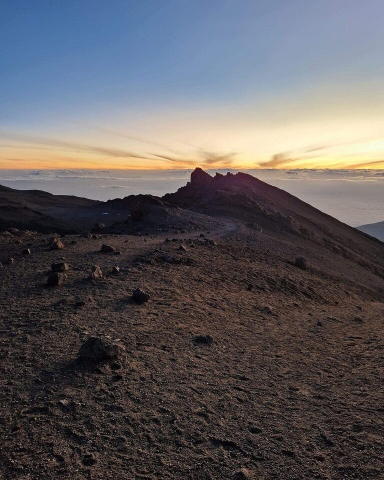 Kilimanjaro mountain rongai route view