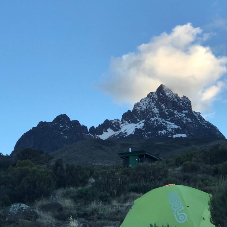 Kilimanjaro mountain rongai route view