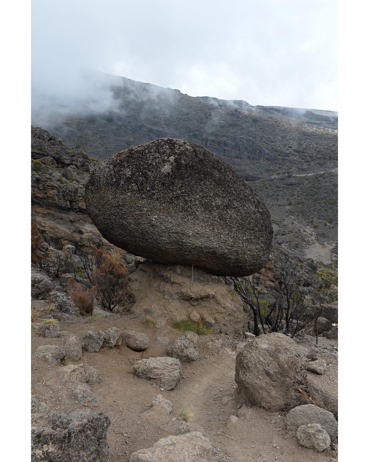 Kilimanjaro umbwe route rock