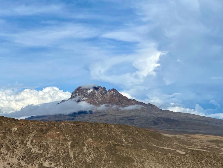 Machame route Kilimanjaro clouds