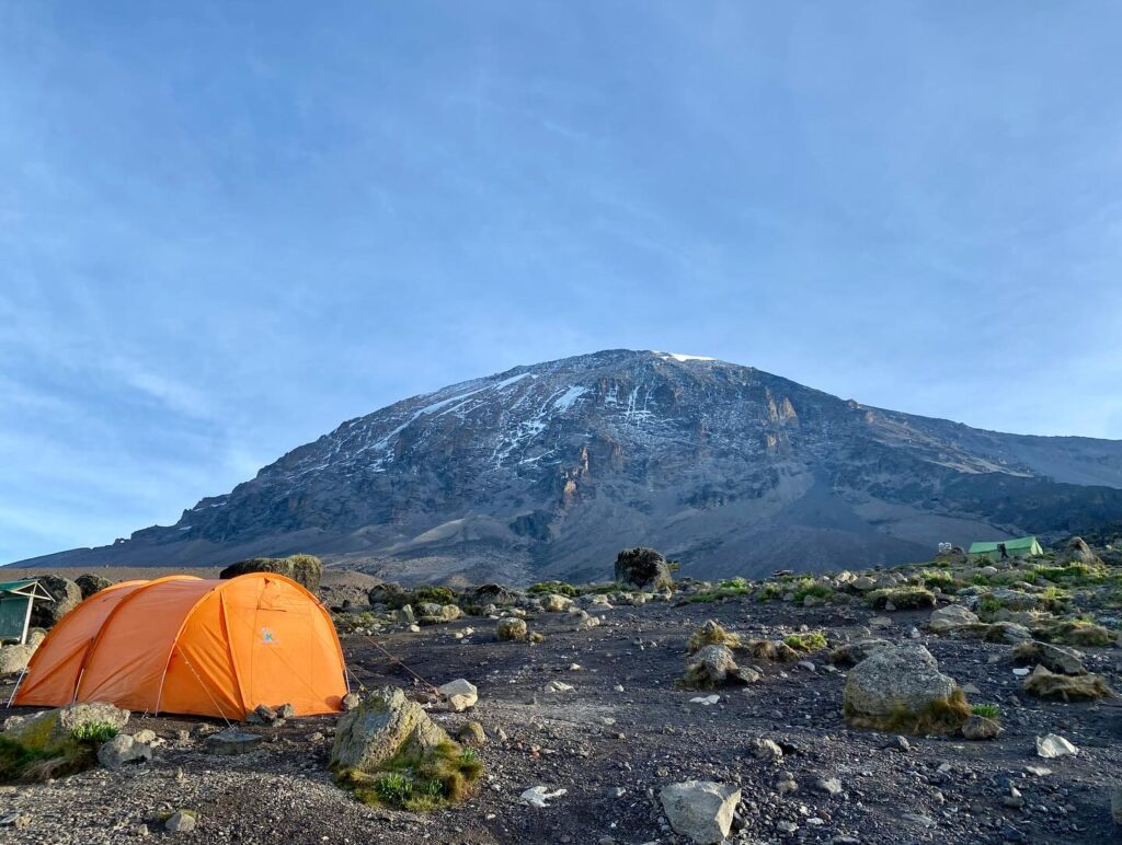 Machame route Kilimanjaro tend