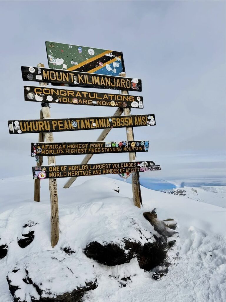 Uhuru peak summit