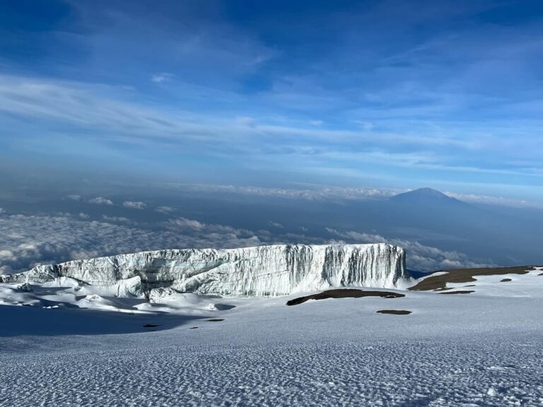 snow and glaciers kilimanjaro