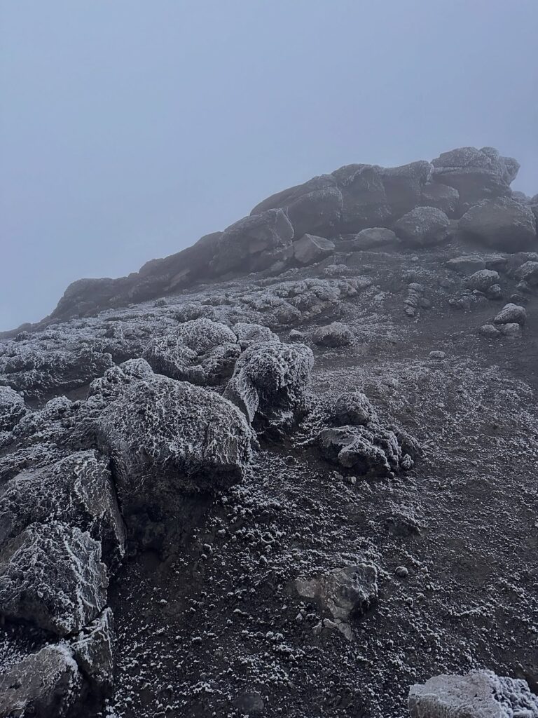 Kilimanjaro Lemosho Route lava stones
