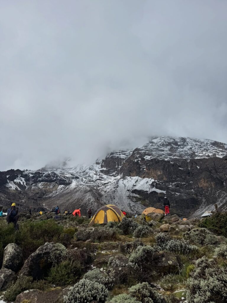 Kilimanjaro Lemosho Route tent climbers