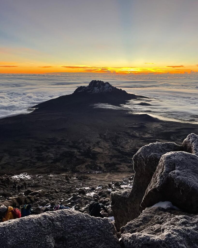 Marangu Route Kilimanjaro clouds
