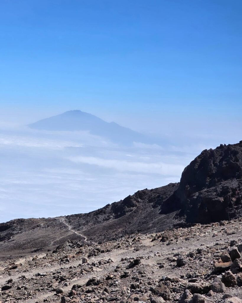 kilimanjaro lemosho route fog