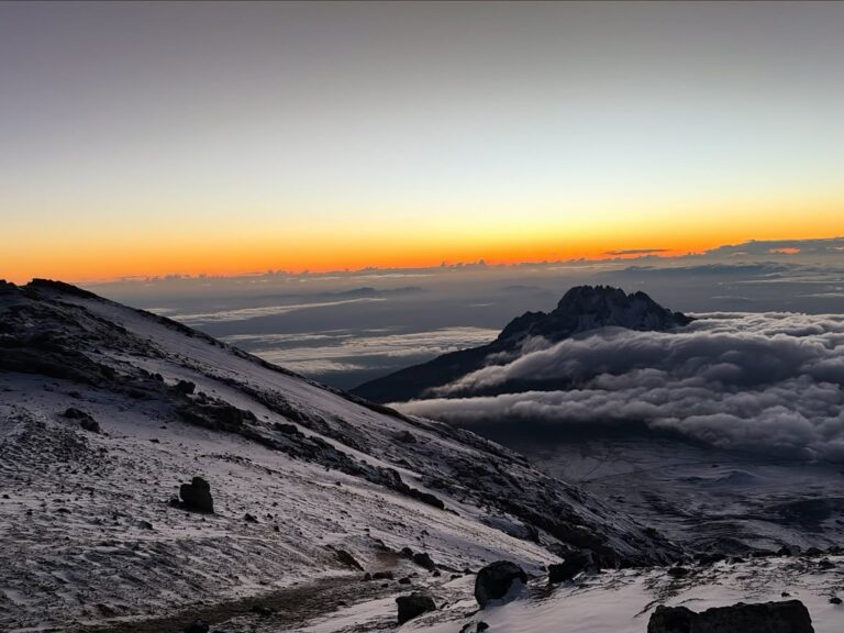 uhuru peak kilimanjaro mount top of the kilimanjaro